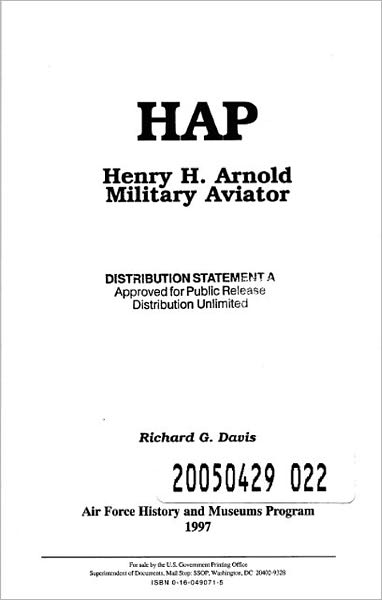 HAP: Henry H. Arnold, Military Aviator