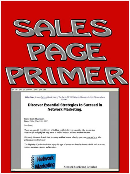 Sales Page Primer