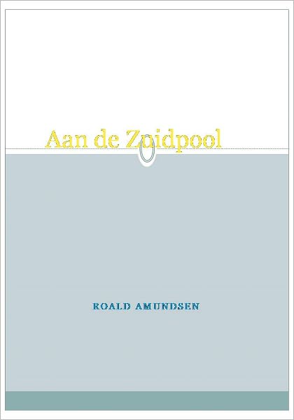 Aan de Zuidpool