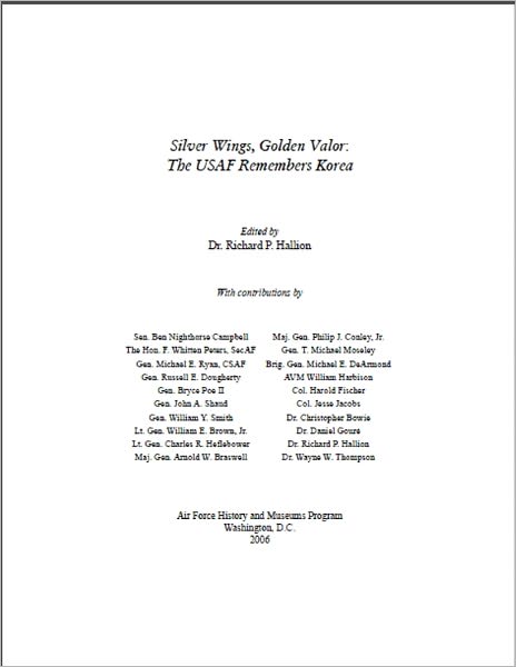 Silver Wings, Golden Valor: The USAF Remembers Korea