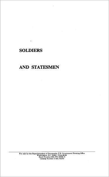 Soldiers and Statesmen