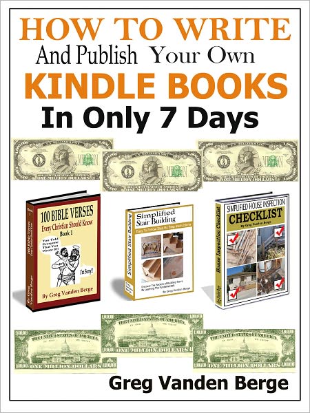 How To Write And Publish Your Own Kindle Books
