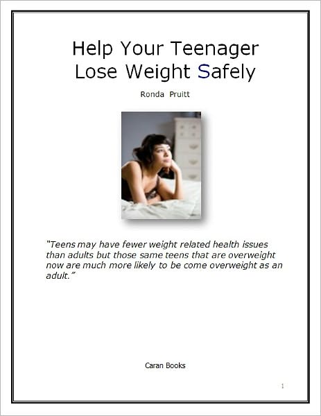 Help Your Teenager Lose Weight Safely