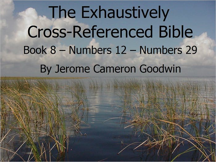 An Exhaustively Cross Referenced Bible, Book 08 Numbers 12 to Numbers 29