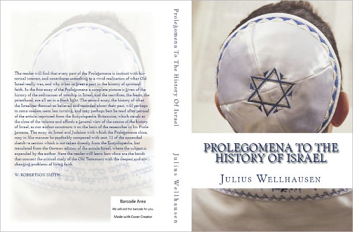 Prolegomena To The History Of Israel