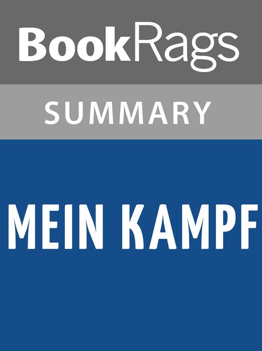 Mein Kampf by Adolf Hitler l Summary & Study Guide