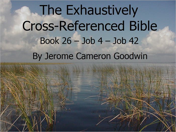 An Exhaustively Cross Referenced Bible, Book 26 Job 4 to Job 42