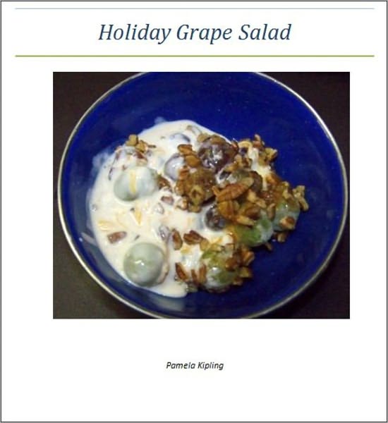 Holiday Grape Salad - An Illustrated Guide