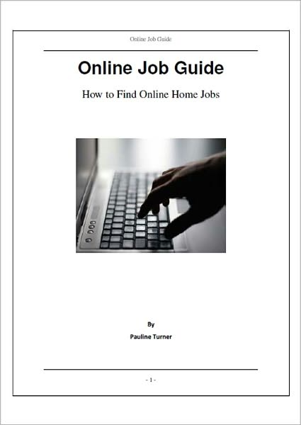 Online Job Guide: How to Find Online Home Jobs