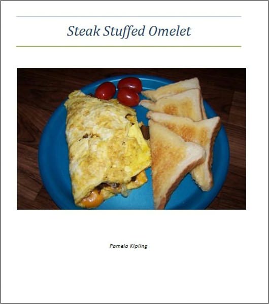 Steak Stuffed Omelet - An Illustrated Guide