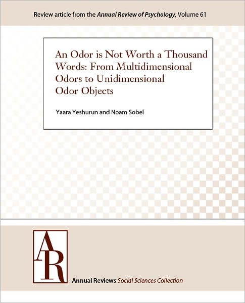 An Odor is Not Worth a Thousand Words: From Multidimensional Odors to Unidimensional Odor Objects