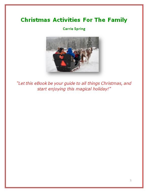 Christmas Activities For The Family