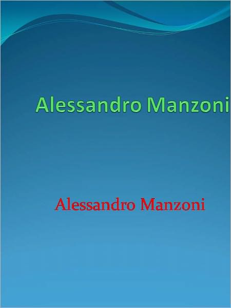 Alessandro Manzoni