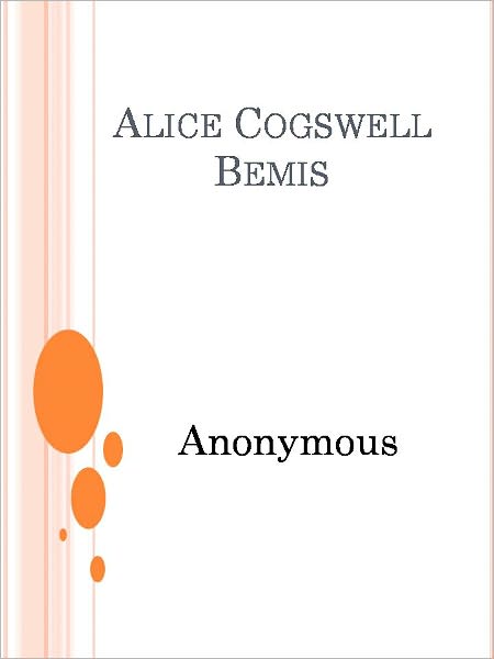 Alice Cogswell Bemis