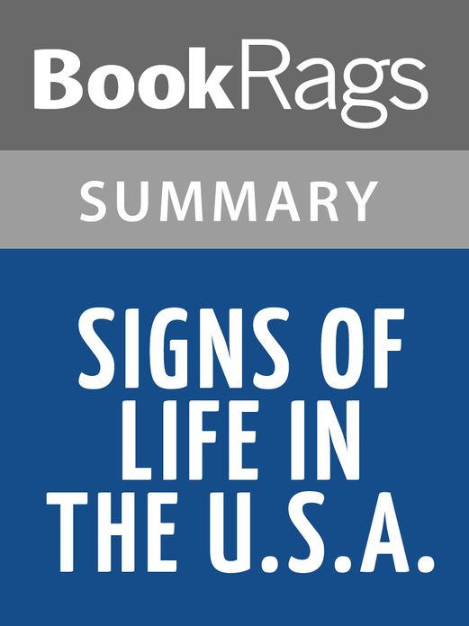 Signs of Life in the U.S.A. by Sonia Maasik l Summary & Study Guide