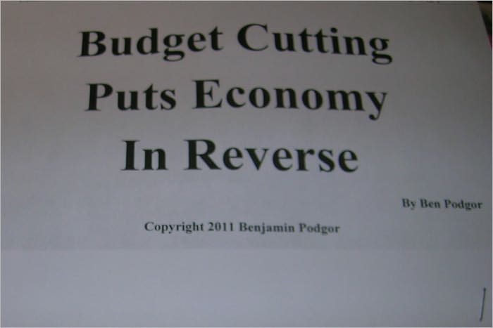 Budget Cutting Puts The Economy Into Reverse