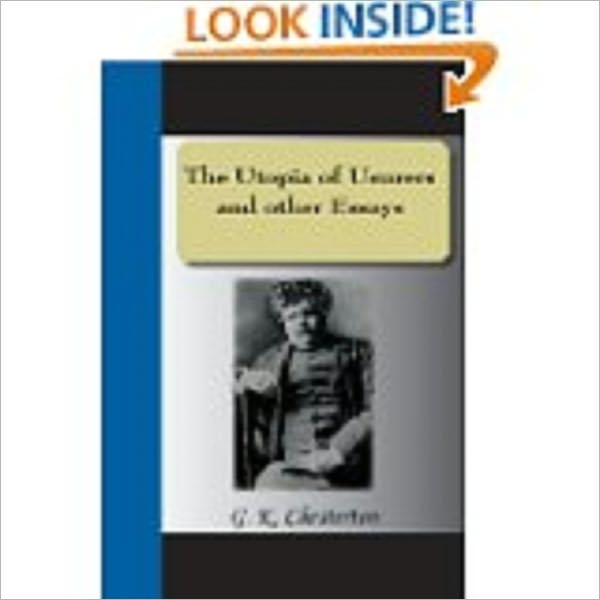 Utopia of Usurers and Other Essays by Chesterton, G. K. (Gilbert Keith), 1874-1936