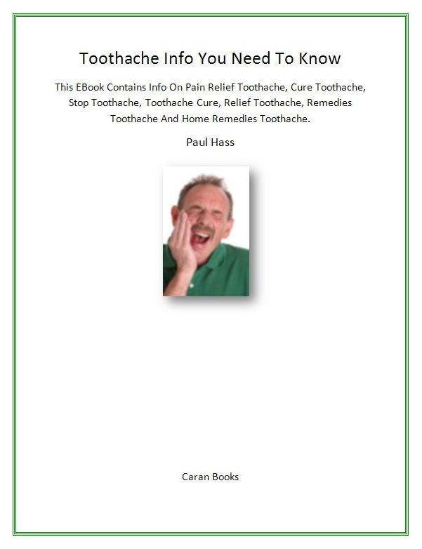 Toothache Info You Need To Know