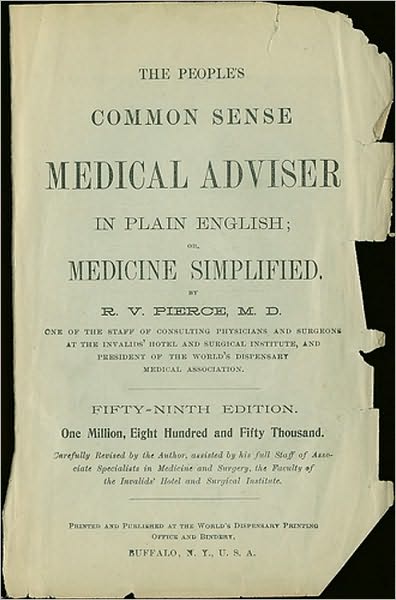 The People's Common Sense Medical Adviser in Plain English