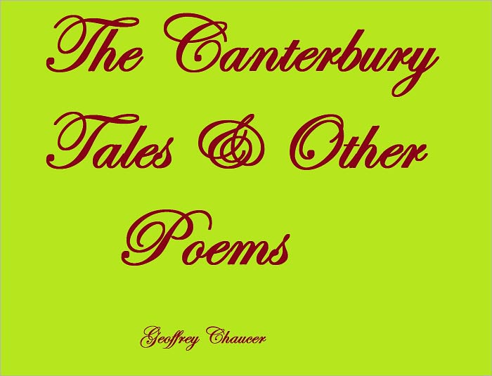 THE CANTERBURY TALES AND OTHER POEMS