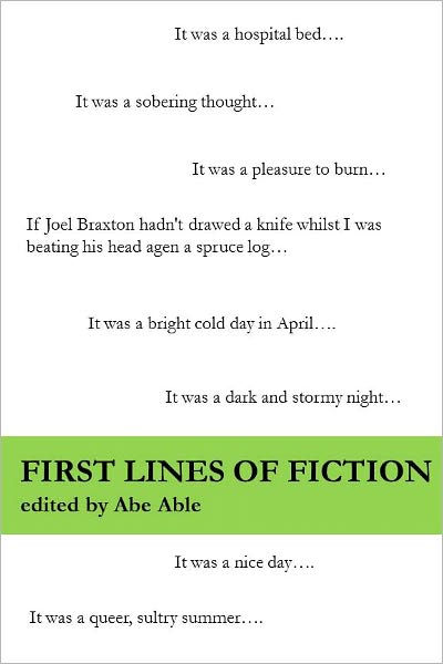 First Lines of Fiction