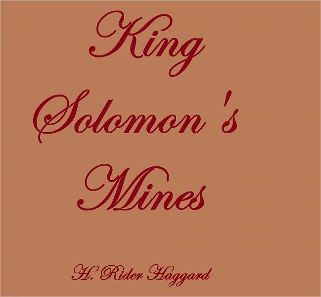 KING SOLOMON'S MINES