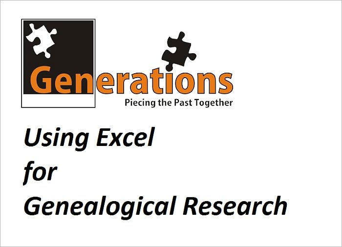 Using Excel for Genealogical Research