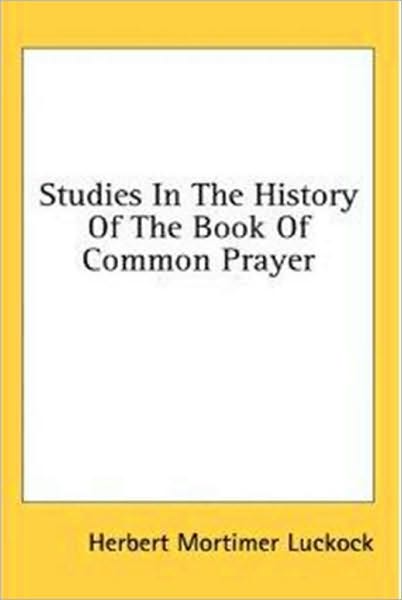Studies in the Book of Common Prayer