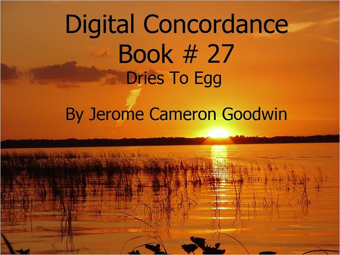 Dries To Egg - Digital Concordance Book 27