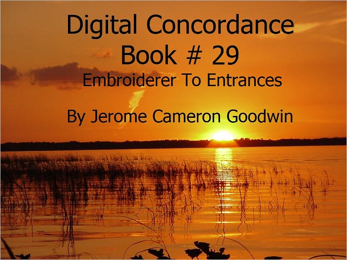 Embroiderer To Entrances - Digital Concordance Book 29