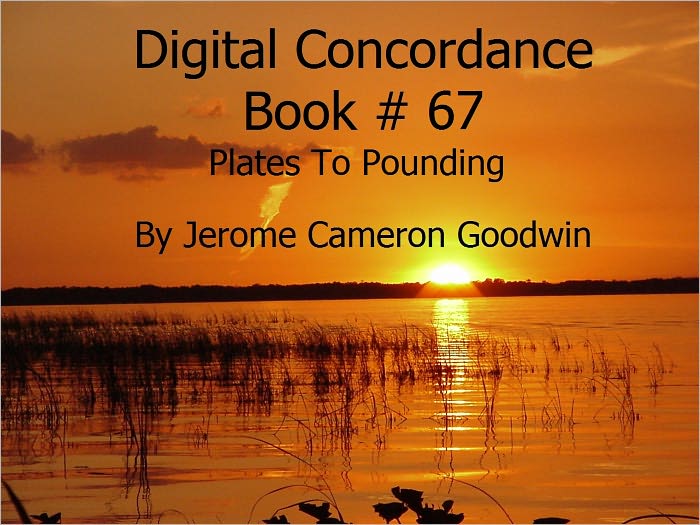 Plates To Pounding - Digital Concordance Book 67