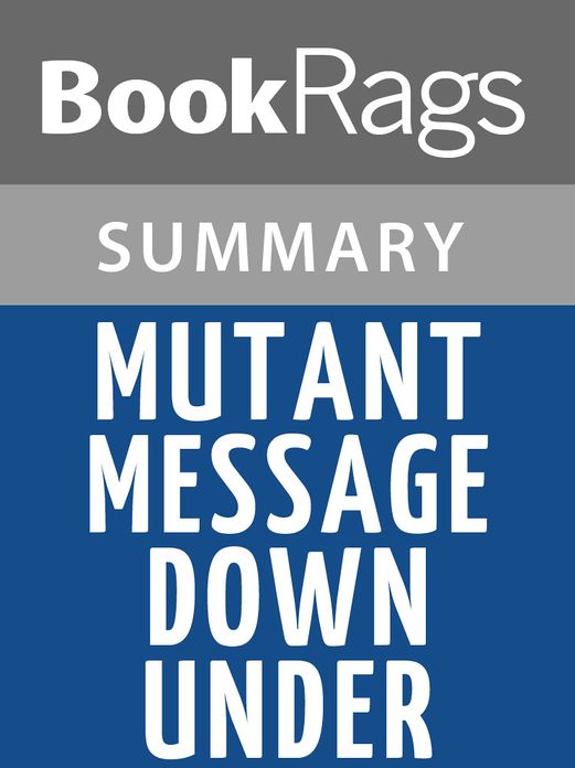Mutant Message Down Under by Marlo Morgan l Summary & Study Guide