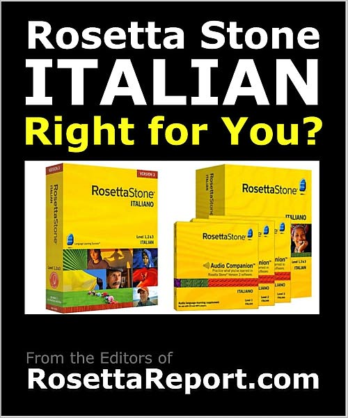 IS ROSETTA STONE ITALIAN SOFTWARE RIGHT FOR YOU? Find out Rosettastone Flaws & Gotchas in Roseta Stone Italian Language Level 1 2 3 4 5