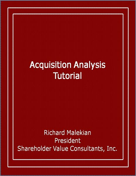 Acquisition Analysis Tutorial