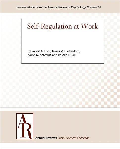 Self-Regulation at Work