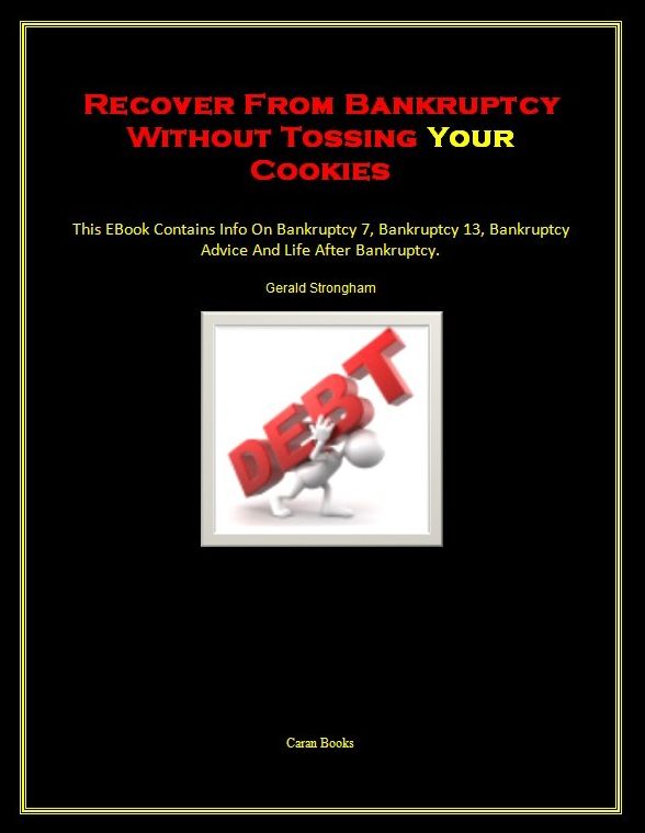 Recovering From Bankruptcy Without Tossing Your Cookies