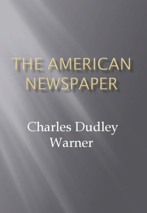 THE AMERICAN NEWSPAPER