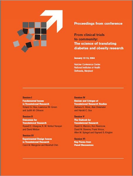 From clinical trials to community: The science of translating diabetes and obesity research