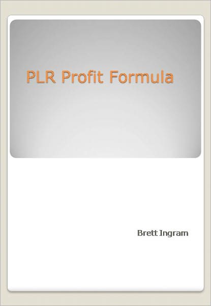 PLR Profit Formula