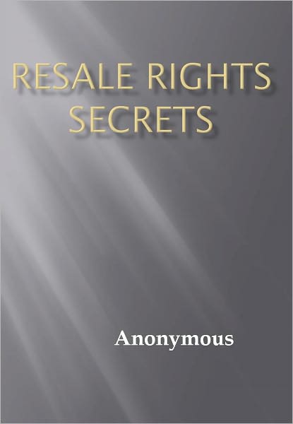 Resale Rights Secrets