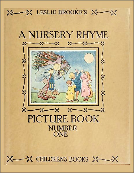 A NURSERY RHYME PICTURE BOOK WITH DRAWINGS IN COLOUR AND BLACK AND WHITE
