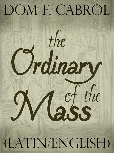 The Ordinary Of The Mass