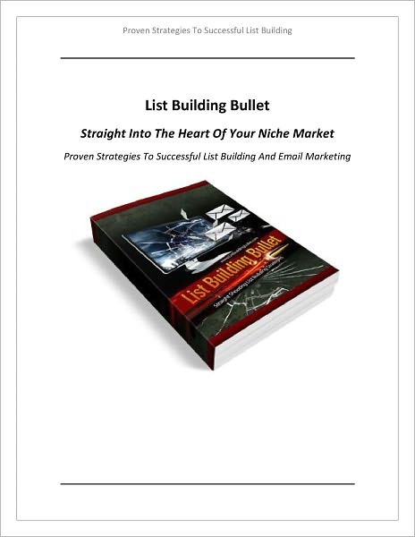 List Buliding Bullet