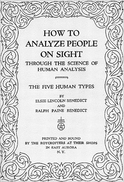 How to Analyze People on Sight