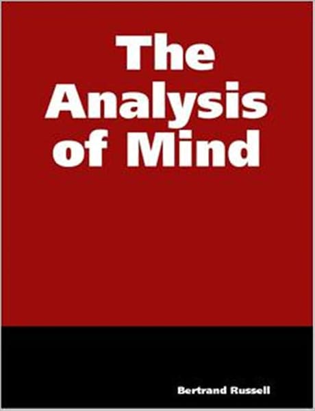 The Analysis of Mind