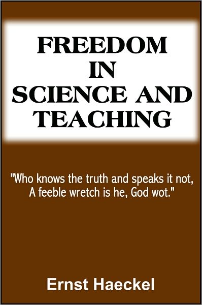 Freedom in Science and Teaching