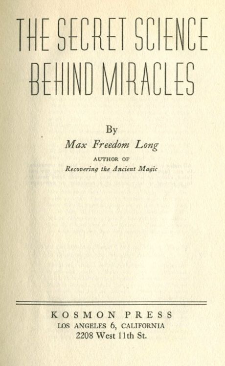 THE SECRET SCIENCE BEHIND MIRACLES