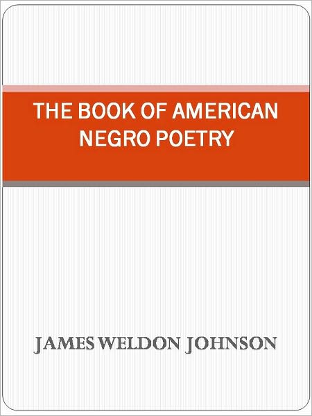 The Book of American Negro Poetry