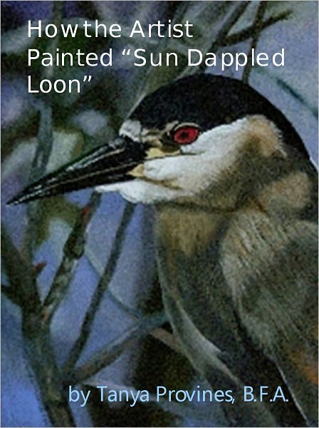 How The Artist Painted "Sun Dappled Loon" - NOOK Color Edition