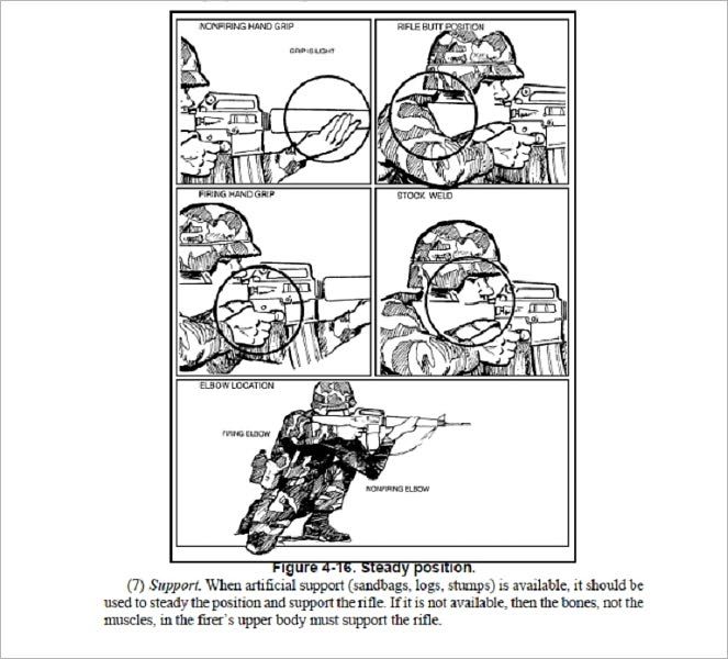 RIFLE MARKSMANSHIP, M16A1, M16A2/3, M16A4, AND M4 CARBINE, Plus 500 free US military manuals and US Army field manuals when you sample this book